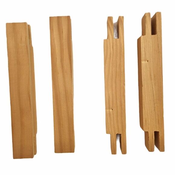 Vintage Embroidery Wood Stretcher Bars Plastic Hoop Bundle - Picture 6 of 15